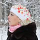 Берет и серьги из авторской коллекции "Радость" 
выполненный из мохера,вышитый чудесными цветами шелком.шерстью.хлопком.может выполнен в любой цветовой гамме. будет радовать и согревать