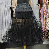Одежда handmade. Livemaster - original item Petticoat sun (petticoat) black. Handmade.