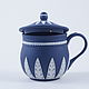 Чашечка с крышкой Wedgwood Веджвуд с кинцуги джаспер чашка. Кружки и чашки. Александр (alex-porcelain). Ярмарка Мастеров.  Фото №6