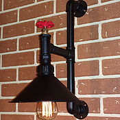 Настенный светильник (бра) в стиле Лофт (Loft), Индастриал, Рустик
