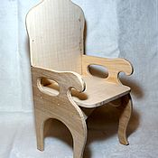 Куклы и игрушки handmade. Livemaster - original item Furniture for dolls: The chair is large for dolls. Handmade.