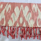 Uzbek cotton ikat hand weaving. FM031