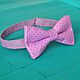 Tie Glamour / pink to dark purple pea, Ties, Moscow,  Фото №1