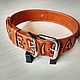 Collar for dogs made of genuine leather, personalized dog collar. Dog - Collars. AshotCraft. Online shopping on My Livemaster.  Фото №2