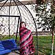 Order Semi-circular shawl Carmen knitted cape on the shoulders. Bright Shawls by BorchankaZL. Livemaster. . Shawls Фото №3