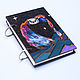 Copy of Copy of Sketchbook A6 wood cover "Lilys". Notebooks. EVAG. My Livemaster. Фото №5