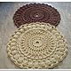Knitted Mat of cord DREAM-2. Carpets. knitted handmade rugs (kovrik-makrame). Online shopping on My Livemaster.  Фото №2