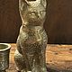 Заказать Винтаж: Большая фигурка « Кошка», латунь , 80 гг. Brocante chez Alla. Ярмарка Мастеров. . Статуэтки винтажные Фото №3