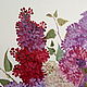 Order Painting with flowers 'Bouquet of Lilac' oil on canvas. Paint with Love (lotmarket). Livemaster. . Pictures Фото №3