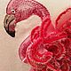 Order Flamingo 'Lush cloud'. Design in machine embroidery. Nata-xa_1. Livemaster. . Embroidery tools Фото №3