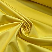 Материалы для творчества handmade. Livemaster - original item Fabric: Cotton with elastane yellow. Handmade.
