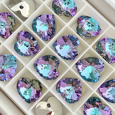 Материалы для творчества ручной работы. Ярмарка Мастеров - ручная работа Swarovski сердце 6228, 18 мм, Vitrail Light. Handmade.
