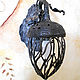 Wrought iron wall lamp 'Acorn'. Wall lights. Forged Art. My Livemaster. Фото №5