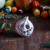 Для дома и интерьера handmade. Livemaster - original item Candle holder for Halloween 