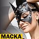Маска кошки бдсм «Кошечка-Calista» - Маска кошки  бдсм с шипами. Карнавальные маски. Podkozhej. Ярмарка Мастеров.  Фото №5