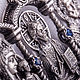Икона «Автомобильная» (серебро). Автомобильные сувениры. Храмов. Ярмарка Мастеров.  Фото №4