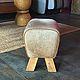 Пуф SAFARI. Табуреты. BULL WULL FURNITURE. Интернет-магазин Ярмарка Мастеров.  Фото №2