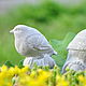 Birds on acorns 2pcs. Provence Vintage home and garden. Figurines. Decor concrete Azov Garden. My Livemaster. Фото №4