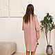 Заказать The shirt dress is dusty pink with bright embroidery. NATALINI. Ярмарка Мастеров. . Dresses Фото №3
