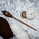 Spinning spindle 29,5 cm Siberian Cedar Wood spindle B46, Spindle, Novokuznetsk,  Фото №1