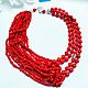 Order Necklace of red coral. Magical Beauty Gems. Livemaster. . Necklace Фото №3