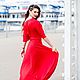 Платье с рукавами летучая мышь. Платья. ЧЕРЕШНЯ fashion платья. Интернет-магазин Ярмарка Мастеров.  Фото №2