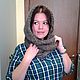 Снуд с капюшоном крупной вязки, снуд-капюшон, снуд в 2 оборота. Шапки. Юлия (все для души). Ярмарка Мастеров.  Фото №5