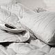 Order SET of one pillow 50h70 and 1,5 sp blankets with hemp filler. Hemp bags and yarn | Alyona Larina (hempforlife). Livemaster. . Blanket Фото №3