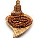 Order Buddhist Rosary made of rudraksha seeds with 108 grains of 8 mm. merlin-hat (Merlin-hat). Livemaster. . Rosary Фото №3