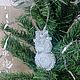 Набор ёлочных игрушек "Льдинки". Елочные игрушки. Мари 'Природные стихии'. Ярмарка Мастеров.  Фото №4