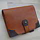 Leather notebook with A5 rings. Notebooks. crecca. My Livemaster. Фото №5