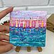 Order Copy of Sailboat Painting Original Art Seascape Small Art 4". katbes. Livemaster. . Pictures Фото №3
