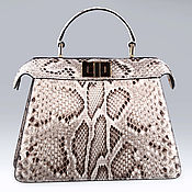 Сумки и аксессуары handmade. Livemaster - original item Women`s bag made of genuine python leather IMP0527Z1. Handmade.