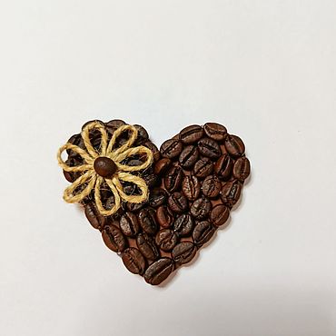 Увлечение для кофеманок: поделки из зерен кофе