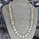 Order Necklace made of angelite stones ' White lilac'. Magic box. Livemaster. . Necklace Фото №3