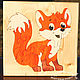 Puzzles and puzzles: Gifts for kids. Puzzles of wood Fox ginger. Puzzle. Wooden toys from grandfather Andrew. Online shopping on My Livemaster.  Фото №2