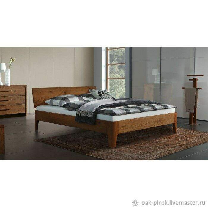 В наличии - Кровать Lugo Modern из массива дуба, 1600*2000 мм купить в ...