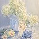 Oil painting Romanticism canvas hydrangeas. Pictures. Ирина Димчева. My Livemaster. Фото №5