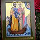Saints Peter and Fevronia of Murom.Family icon, Icons, St. Petersburg,  Фото №1