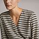 Вискоза с элегантным узором Max Mara. Ткани. Итальянские ткани Gontess. Ярмарка Мастеров.  Фото №4