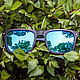 "Storm Blue" от Timbersun деревянные очки ручной работы, Очки, Москва,  Фото №1