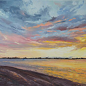 Картины и панно handmade. Livemaster - original item Evening clouds. Handmade.