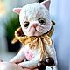 Котик с кубиком. Интерьерная кукла. Игрушки, сделанные с душой!. Ярмарка Мастеров.  Фото №5