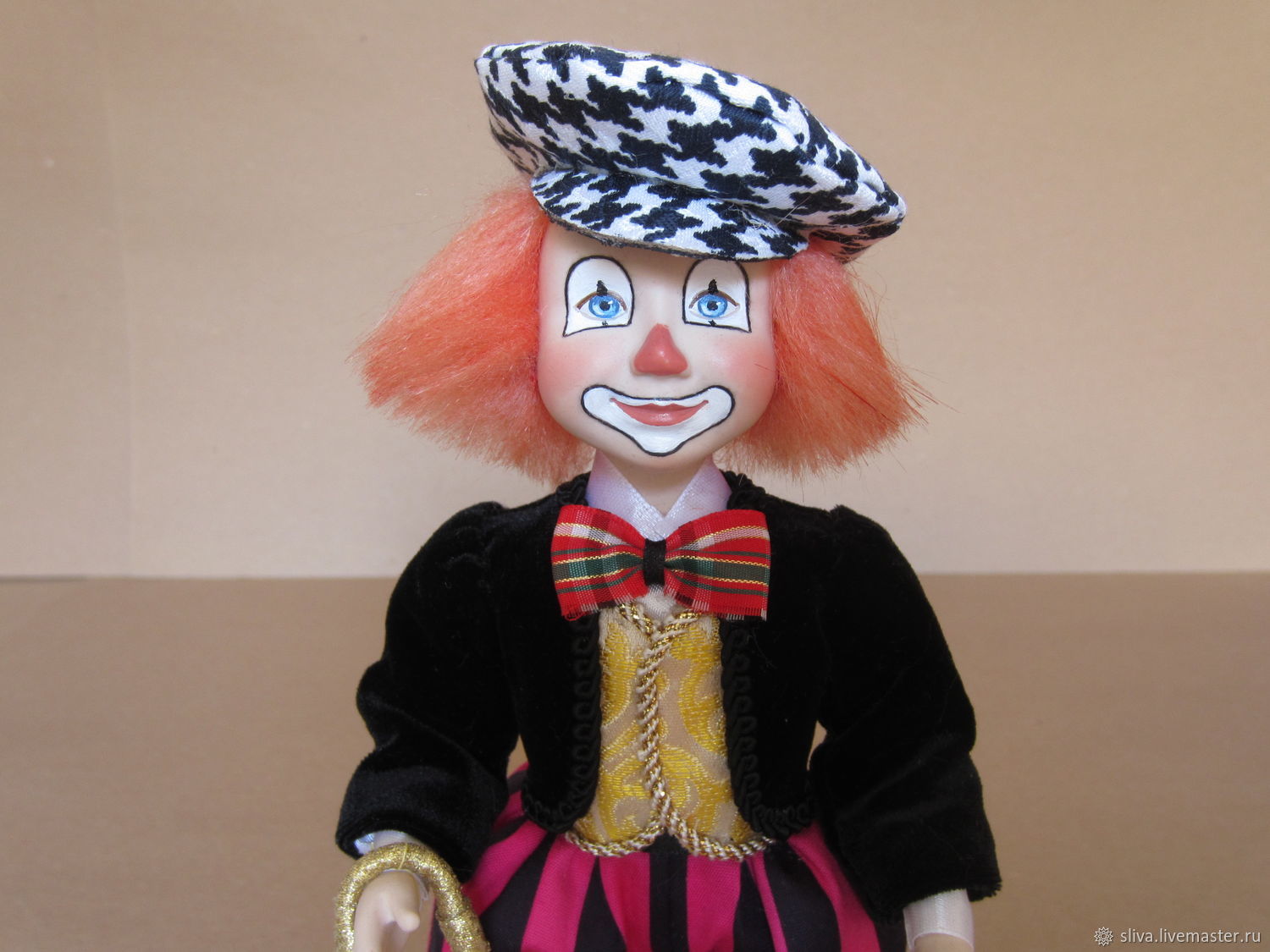 Авторская кукла клоун