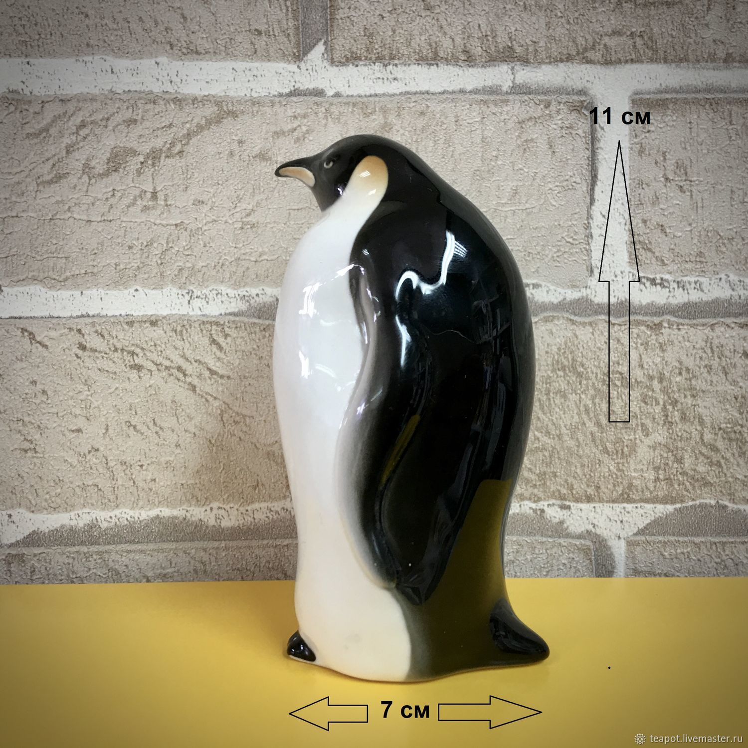 The Emperor Penguin: the author's statuette, Figurines, Moscow,  Фото №1