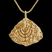 Серебрянный кулон  с именем Иисус на древнем арамейском языке