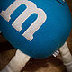 Заказать Игрушка Подушка мягкая   m&m's blue эмэмдемс синий  m&m. Галина Додонова. Ярмарка Мастеров. . Мягкие игрушки Фото №3