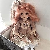 Одежда для кукол: Платье для  Вальдорфской куклы 36см