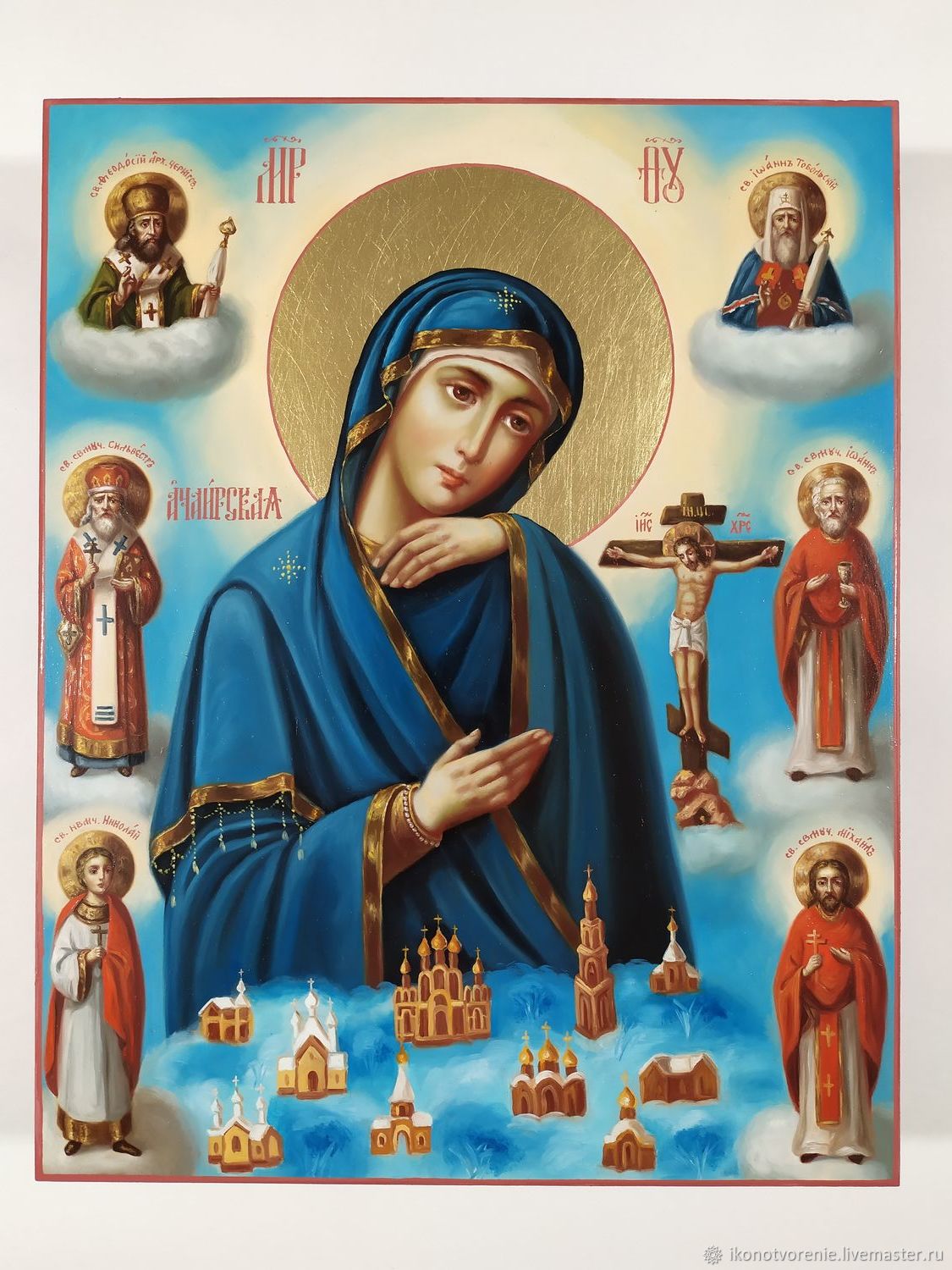 Ачаирская икона Божией Матери 24х30см – заказать на Ярмарке Мастеров –  KQ5HMRU | Иконы, Москва
