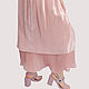 Order Skirt pink powder satin chiffon floor length. Yana Levashova Fashion. Livemaster. . Skirts Фото №3